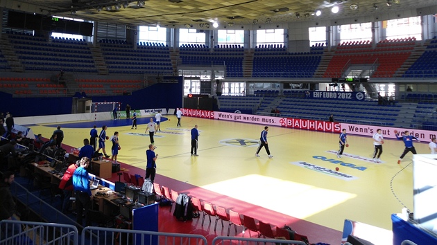 V zrekonstruované hale v Nii práv trénují védové, druhý eský soupe ve