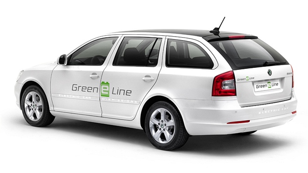 koda Octavia Green E Line