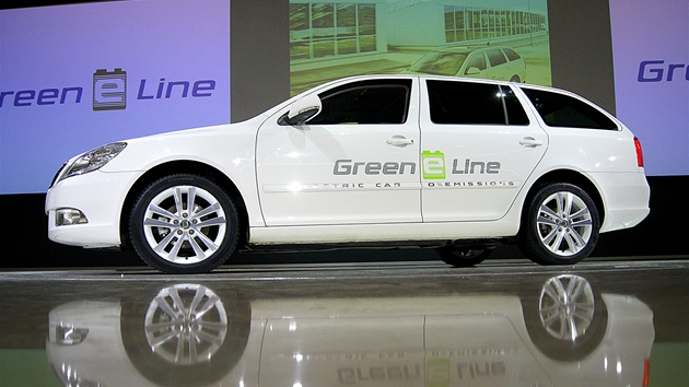 koda Octavia Green E Line