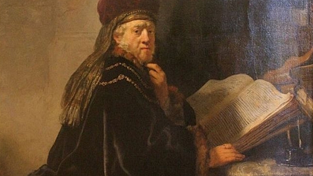 Rembrandt van Rijn: U�enec v pracovn�