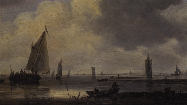 Jan Josefsz. van Goyen: Strání ve v ústí eky