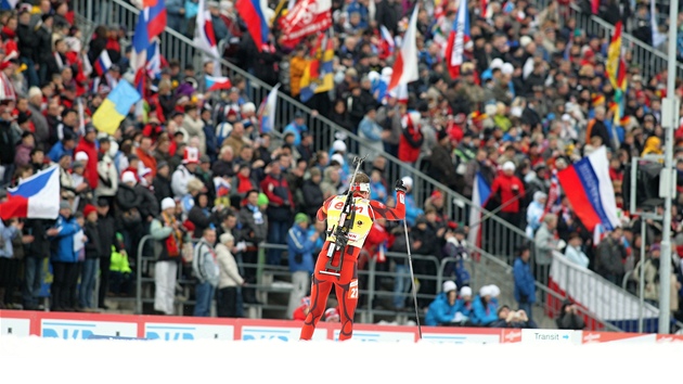 LEGENDA. Ole Einar Björndalen si Nové Msto na Morav pochvaloval.