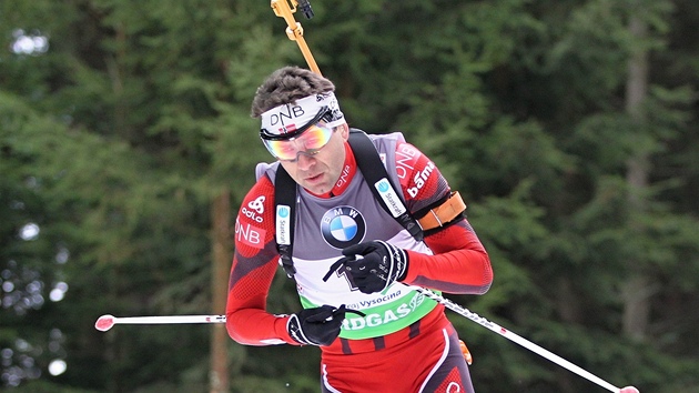 LEGENDA. Ole Einar Björndalen si Nové Msto na Morav pochvaloval.