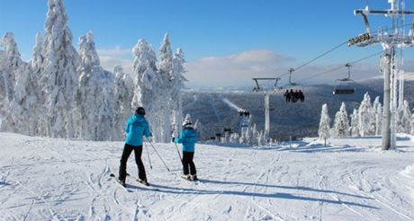 Lyování na Hochfichtu.