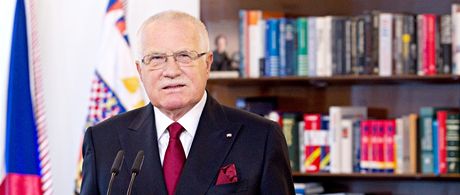 Prezident Vclav Klaus na Praskm hrad krtce pedtm, ne v pmm