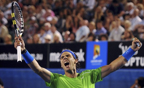 POSTOUPIL JSEM! panlský tenista Rafael Nadal opt porazil svého rivala