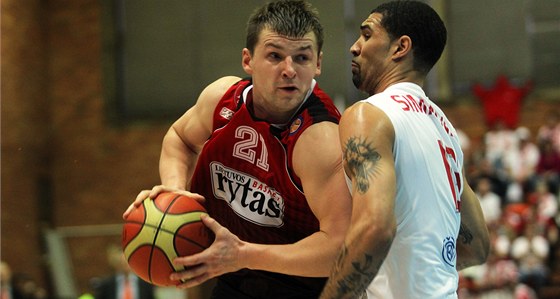 Nymburtí basketbalisté si poradili s litevským týmem Lietuvos Rytas. Na snímku