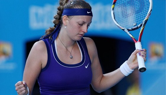 SMUTEK. Petra Kvitová na Australian Open v Melbourne