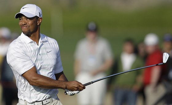 Tiger Woods na turnaji v Abú Zabí