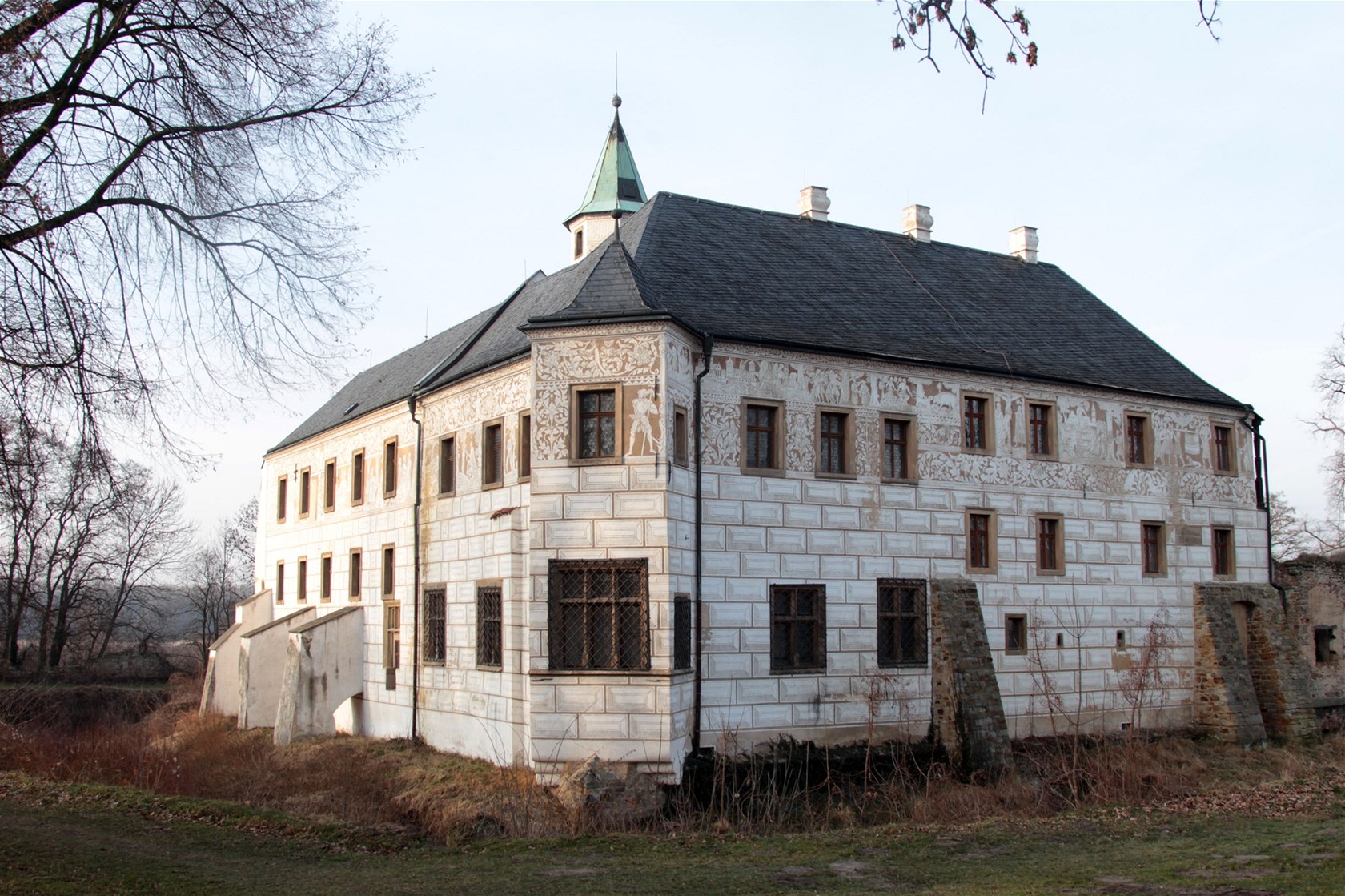 Zámek v P�erov� nad Labem. 
