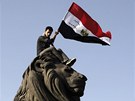 Egypané si na námstí Tahrír pipomnli první výroí své revoluce (25. ledna