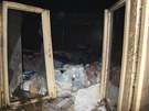 Hasii likvidovali poár nahromadného odpadu v domku v Jarohnvicích na...