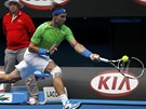 FOREHAND. Rafael Nadal porazil v utkání tetího kola Australian Open Slováka