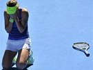 SLZY STÍ. Bloruska Viktoria Azarenková slaví postup do finále Australian