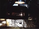 Vila v Saint-Cloud v noci