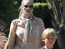 Sharon Stone a její syn Roan (2012)