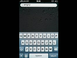 Padlek iPhonu 4 - menu