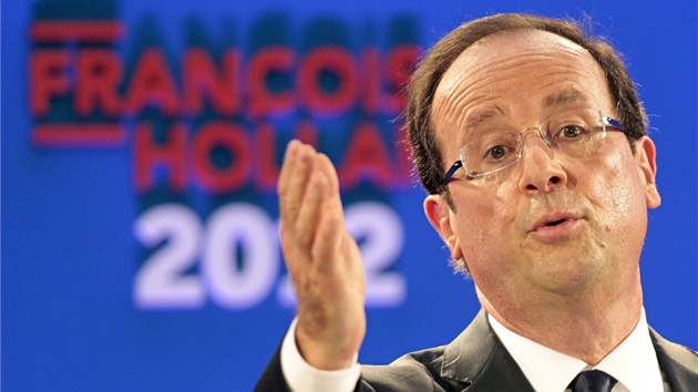 Prezidentský kandidát francouzských socialist Francois Hollande (22. ledna