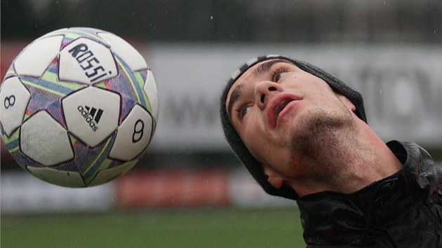Martin Jirou� na tréninku Olomouce