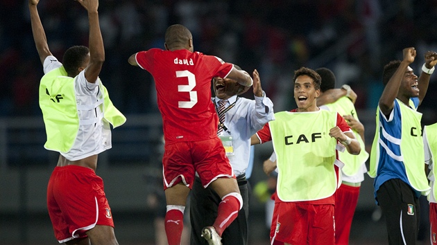 PŘEKVAPENÍ. Rovníková Guinea postoupila do čtvrtfinále Afrického poháru. Její