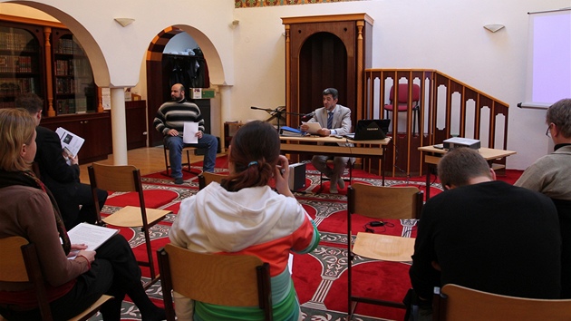 Tisková konference Islámské nadace v Brn, 26. leden 2012 