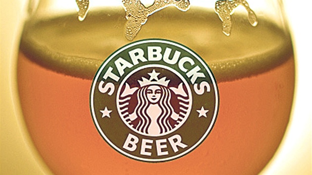 PIVO. Na alkoholické nápoje dosud nebyli zákazníci Starbucks zvyklí.