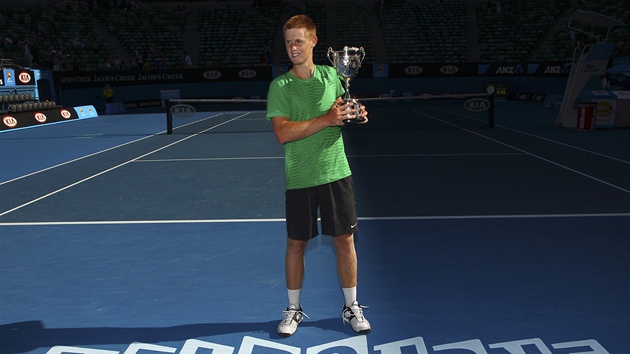 Luke Saville, domc vtz juniorky na Australian Open.