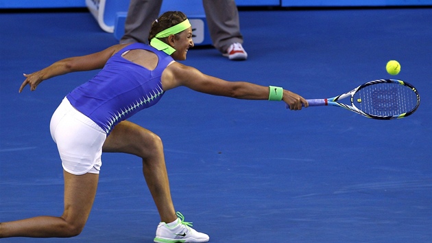 JET KOUSEK. Viktoria Azarenková pedvedla ve finále Australian Open skvlý...