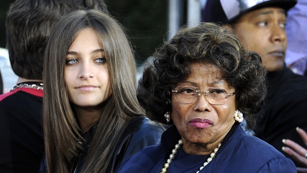 Paris Jacksonová a její babika Kathleen 