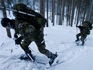 Extrémní armádní závod napí Jeseníky Winter Survival