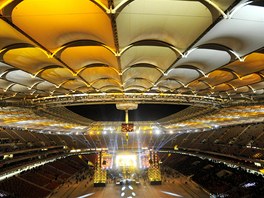 TADY ODSTARTUJE EURO. Na stadionu ve Varav probhne 8. ervna zahajovací...