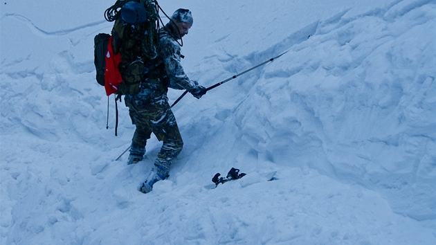 Extrémní armádní závod napí Jeseníky Winter Survival