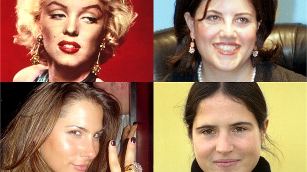 Marilyn Monroe, Monica Lewinská,  Ashley Youmansová (jedna z prostitutek