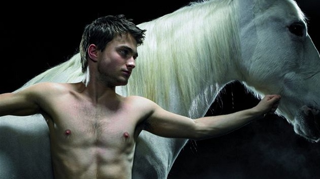 Daniel Radcliffe pi zkouce hry Equus