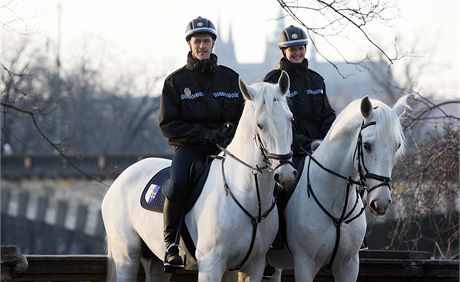 Strnci mstsk policie na konch.