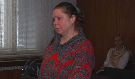 Jana Kuerová ped vyhláením rozsudku Krajského soudu v Ostrav (9. února)