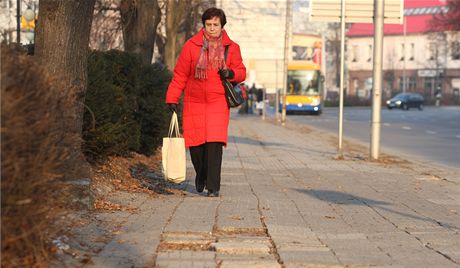 Msto Jihlava vylenilo desítky milion na opravu chodník i na stavbu tch nových. Ilustraní snímek