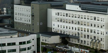 Areál ústecké Masarykovy nemocnice spadající pod Krajskou zdravotní.