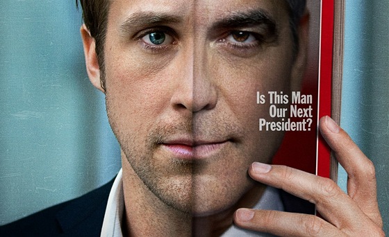 Je tento mu ná nový prezident, ptá se plakát k filmu Den zrady s Georgem Clooneym a Ryanem Goslingem v hlavních rolích.