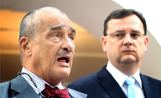 Karel Schwarzenberg a Petr Neas sklidili ze stolu spor o eurotajemníka. Podle éfa TOP 09 a ministra zahranií je spor prozatím ukonen.