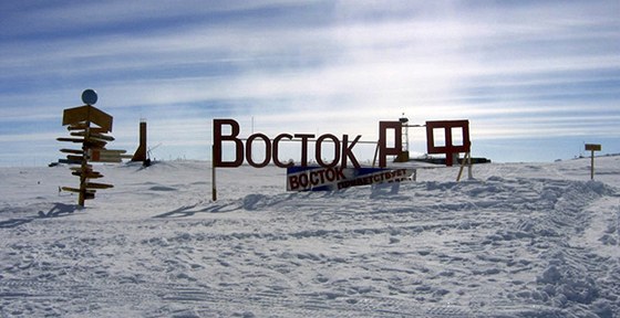 Ruská výzkumná stanice Vostok na Antarktid