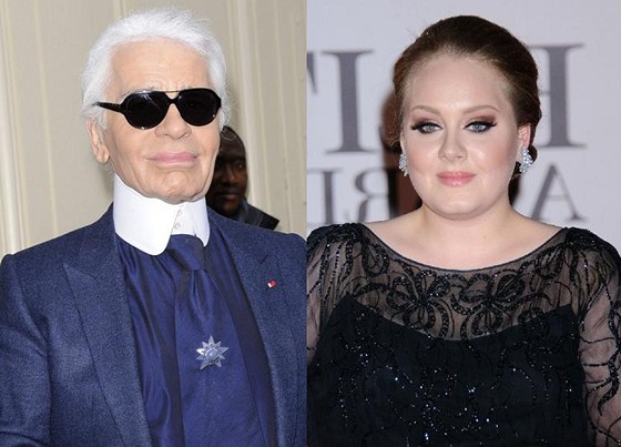 Karl Lagerfeld a Adele