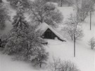 Nkteré vesnice v Bosn a Hercegovin sníh kompletn odízl od svta (8. února