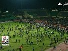 Tisíce fanouk na stadionu v Port Sáidu.