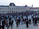 Slováci protestují proti zkorumpovaným politikm.