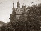 Praské elezniní nádraí Vyehrad na snímku ze 30. let 20. století