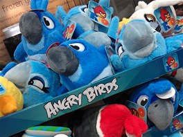 Plyoví Angry Birds se dají koupit bez problém i v Evrop.