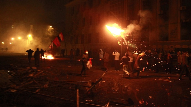 Fotbalov protesty v Egypt (3. ledna 2012)