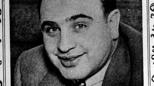 Celebrita. Al Capone na titulní stránce magazínu 
The Time