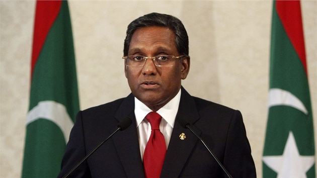 Novým maledivským prezidentem se stal Muhammad Vahíd Hasan (7. února 2012)